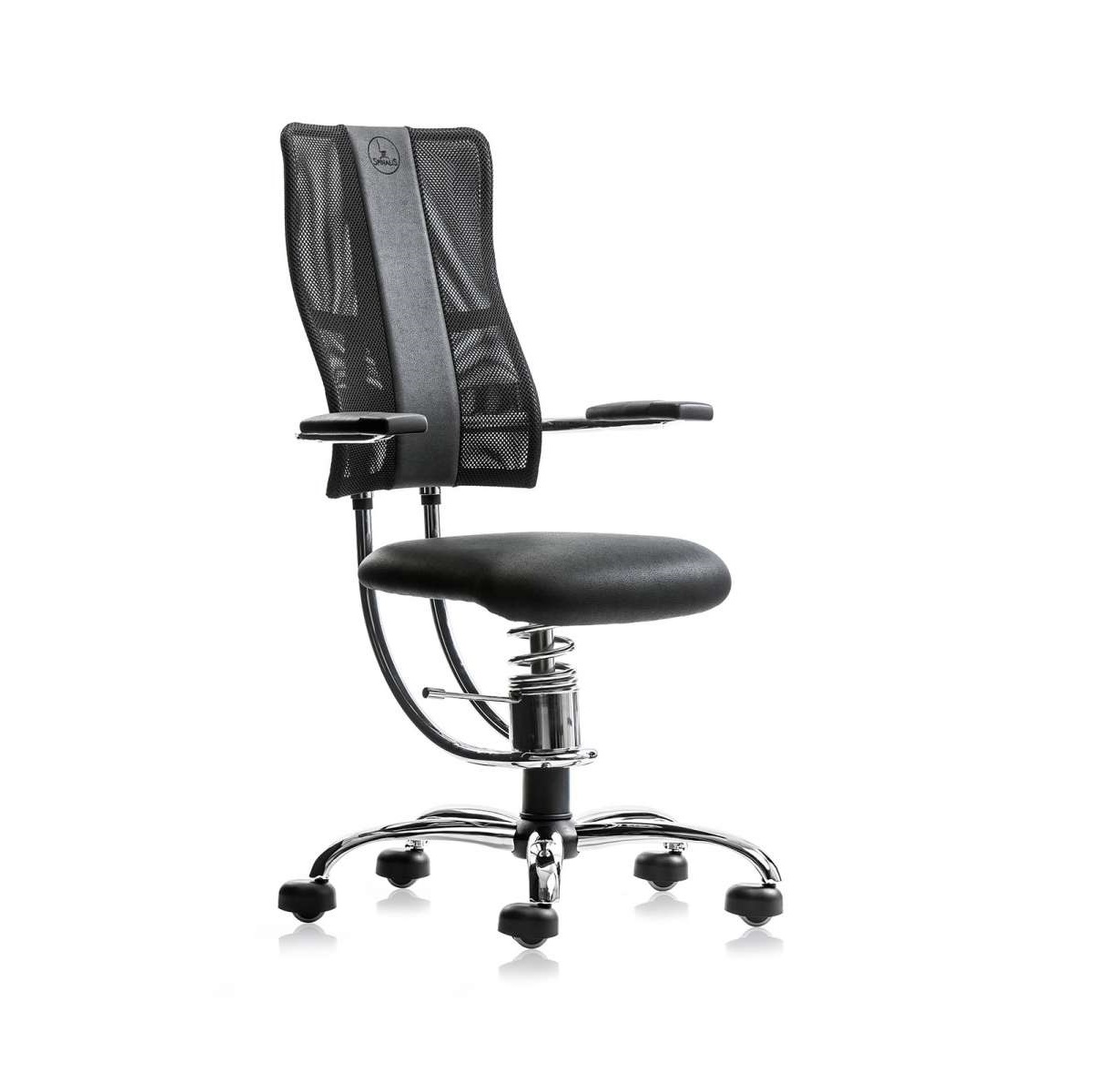 scaun ergonomic negru