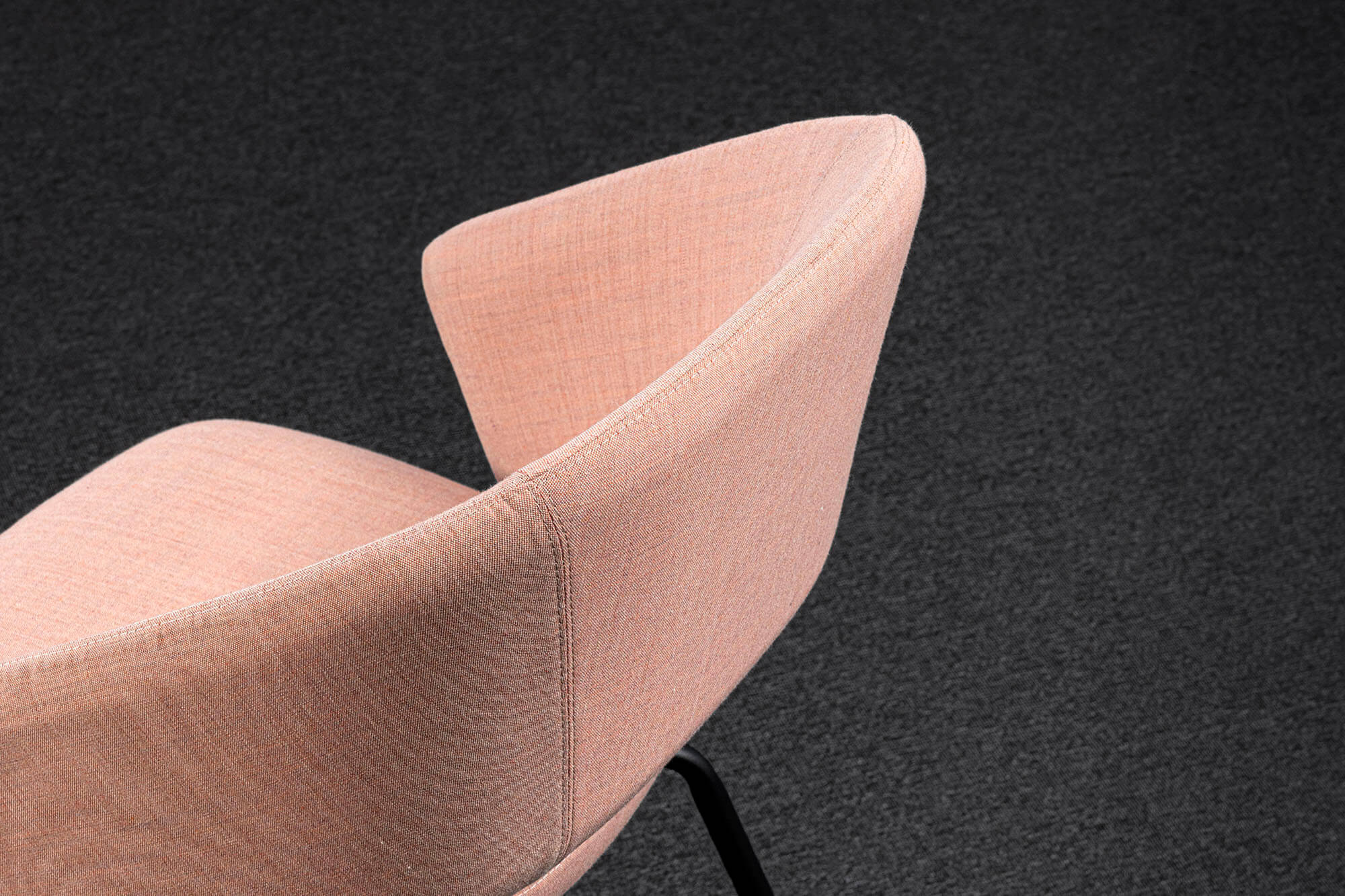 scaun tapitat roz Icon 4