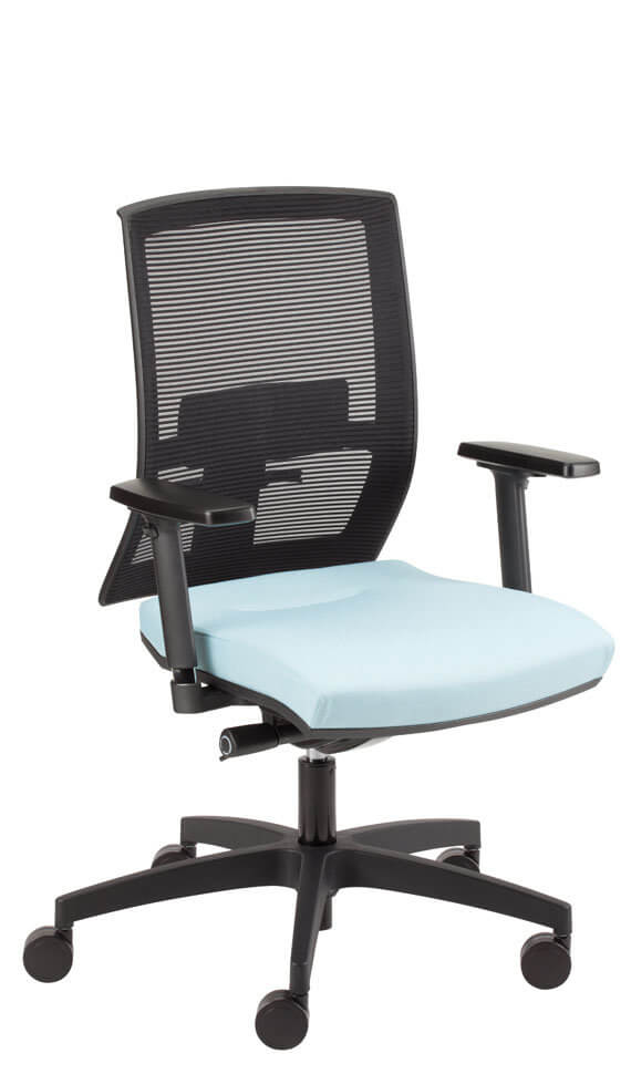 scaun de birou ergonomic bleu