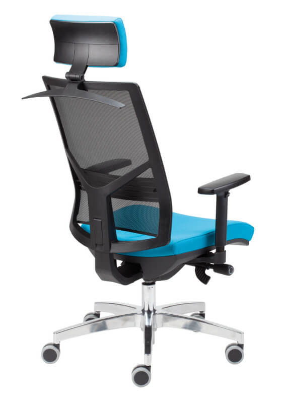 scaun ergonomic bleu