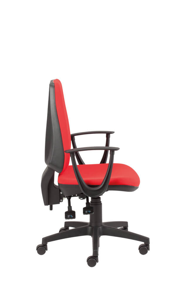 scaun ergonomic rosu