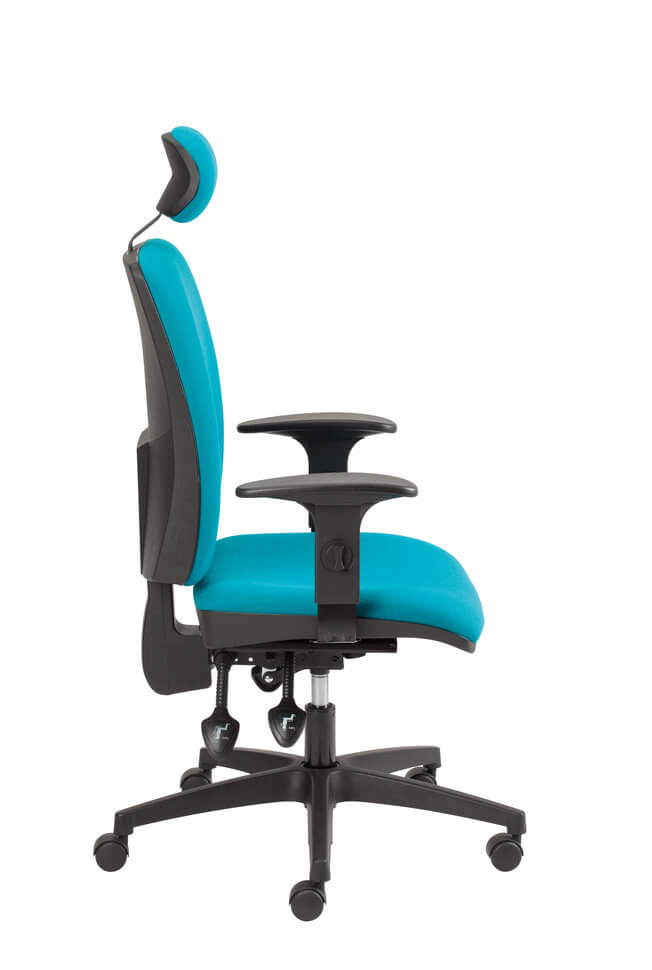 scaune ergonomice albastre